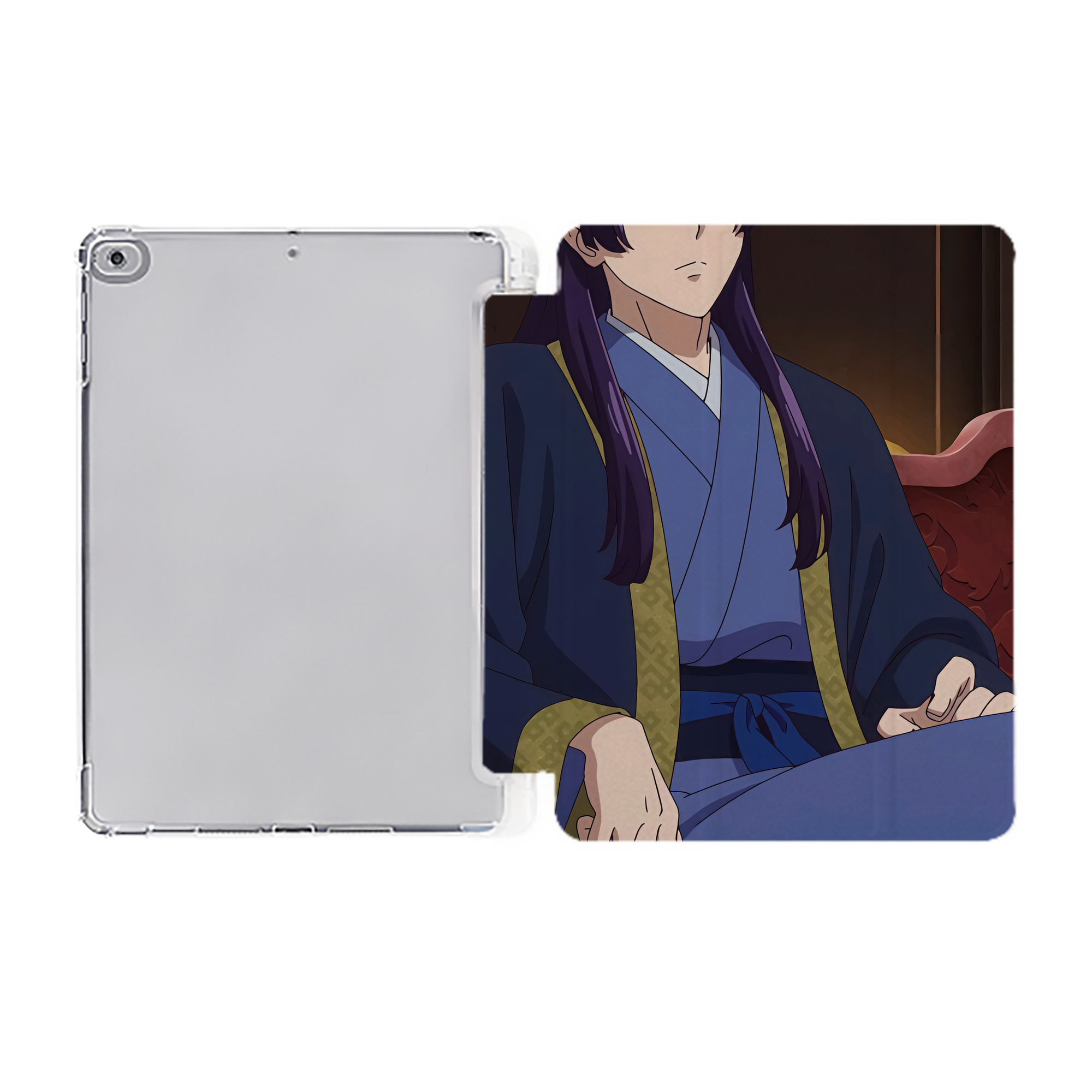 （画像用） 薬屋のひとりごと The Apothecary Diaries IPad ケース ペン収納付き 三つ折りスタンド PUレザー×シリコン 対応機種9.5/10.5/10.9インチ